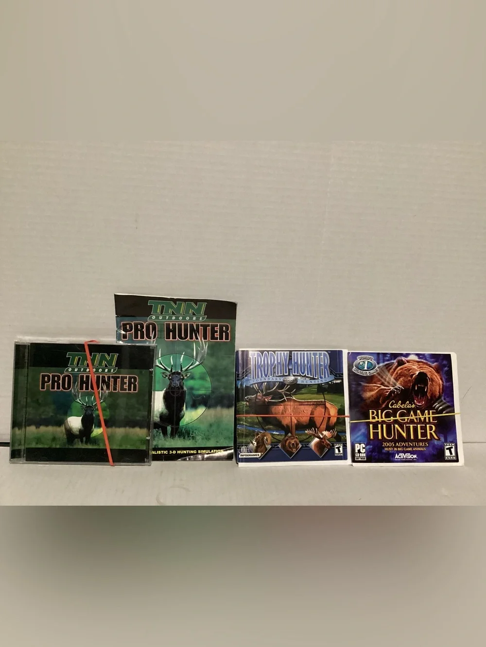 Pro, trophy and cabela big game Hunter PC Game Set of 3-